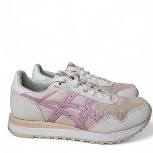 Asics Tiger Runner Shoes Womens Athletic Jogging Gym Size 9.5 Pearl Pink Rose